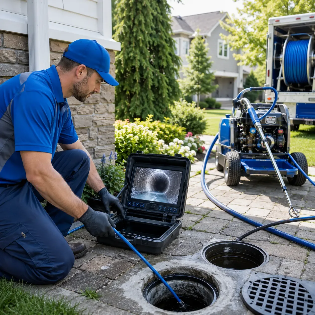 Outdoor drain cleaning professionals serving Fackler, AL